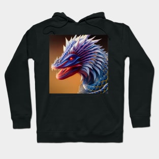 Crystal Dragons Series #18: Lucent Azurite Hoodie